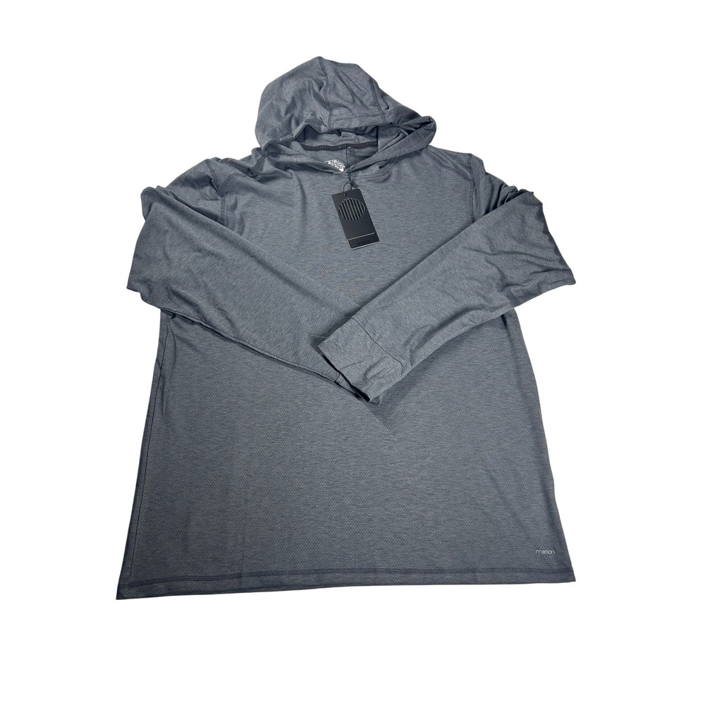 Motion Prospect Hoodie‎ Mens XL Charcoal Gray Active Long Sleeve AM33KT016 NWT